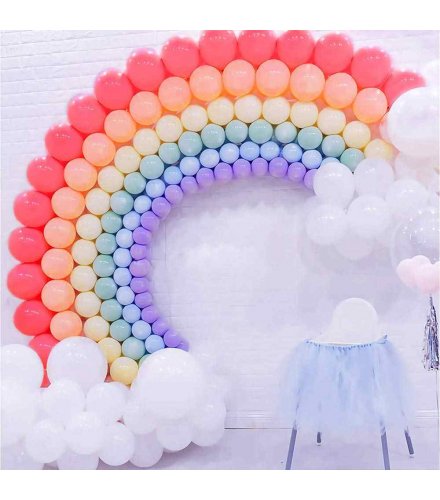 PS088 - Macaron balloon rainbow arch birthday decoration Kit